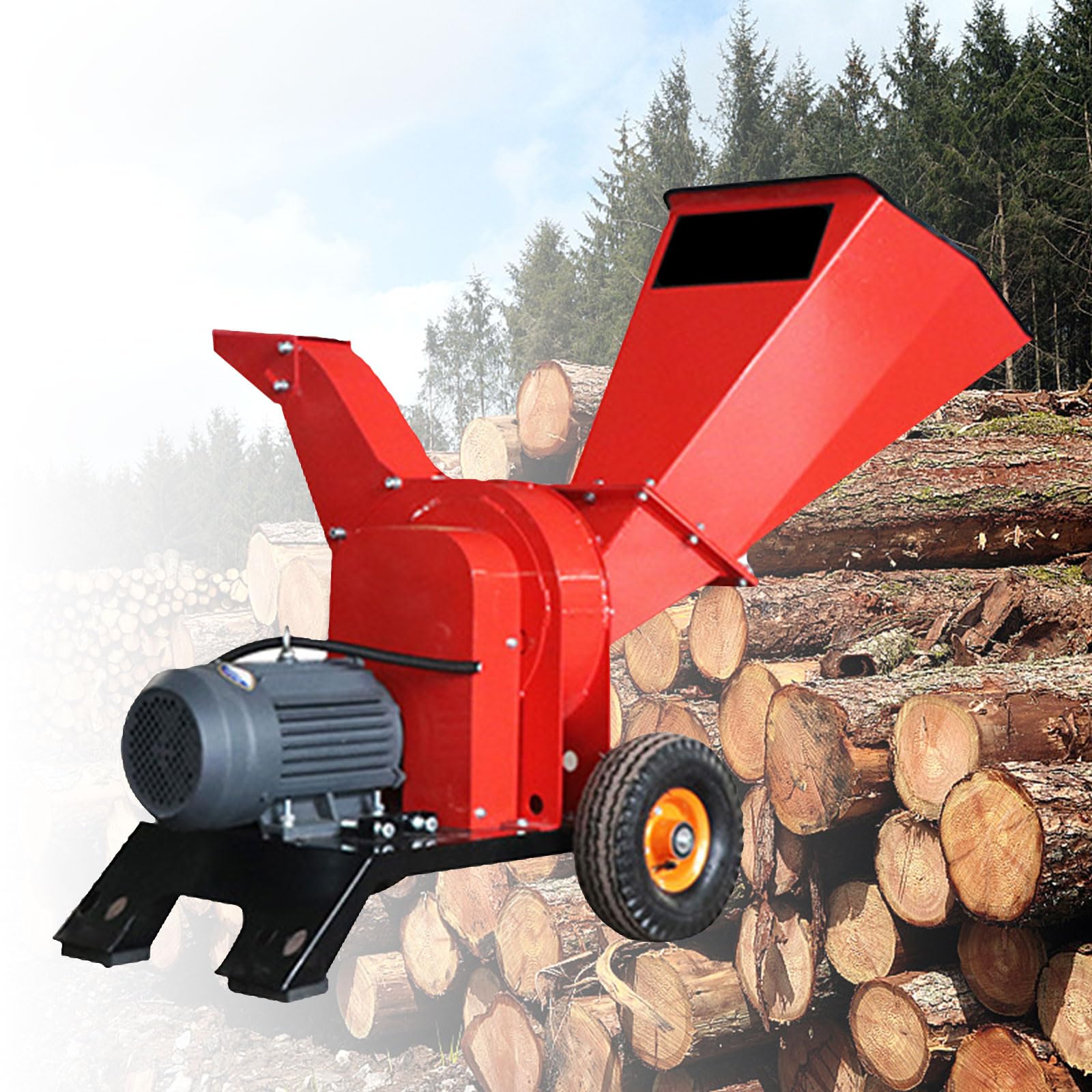 Amazon.co.jp: 庭の枝シュレッダー、電動木材シュレッダー、3000ワット